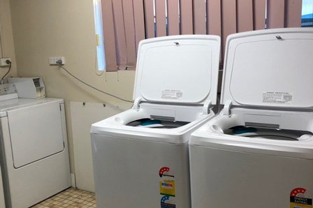 Washing machine — Motels in Moranbah, QLD